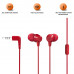 JBL T50HI by Harman Wired Headphone with Noise Isolation Mic RED