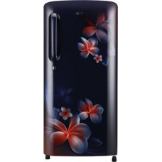 LG 190 L Direct Cool Single Door 3 Star Refrigerator  (Blue Plumeria, GL-B201ABPD)