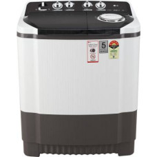 LG 8 kg 5 Star Rating Semi Automatic Top Load Grey, White  (P8035SGMZ)