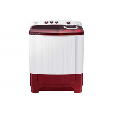 Samsung 8.5 Kg Semi-Automatic 5 Star Top Loading Washing Machine (WT85R4200RR/TL, Light Grey, Red Lid (Transparent)